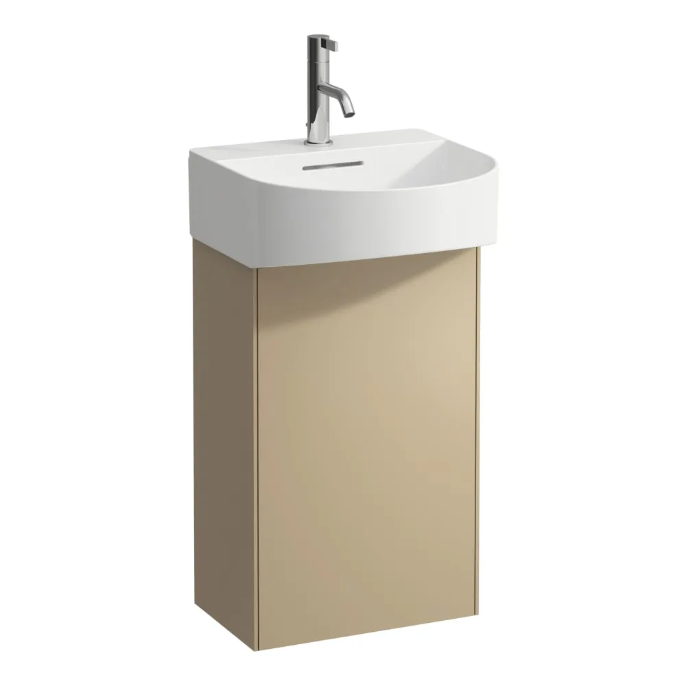 LAUFEN SONAR Waschtischunterbau, 1 Tür, Scharnier links, passend zu Handwaschbecken H815341 385 x 240 x 600 mm #H4054810340421 - 040 - Gold (lackiert)