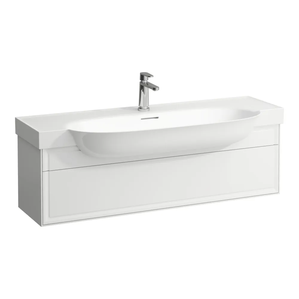 LAUFEN THE NEW CLASSIC Waschtischunterbau, 1 Schublade, passend zu Möbelwaschtisch H813858 1175 x 315 x 345 mm #H4060510851701 - 170 - Weiß matt