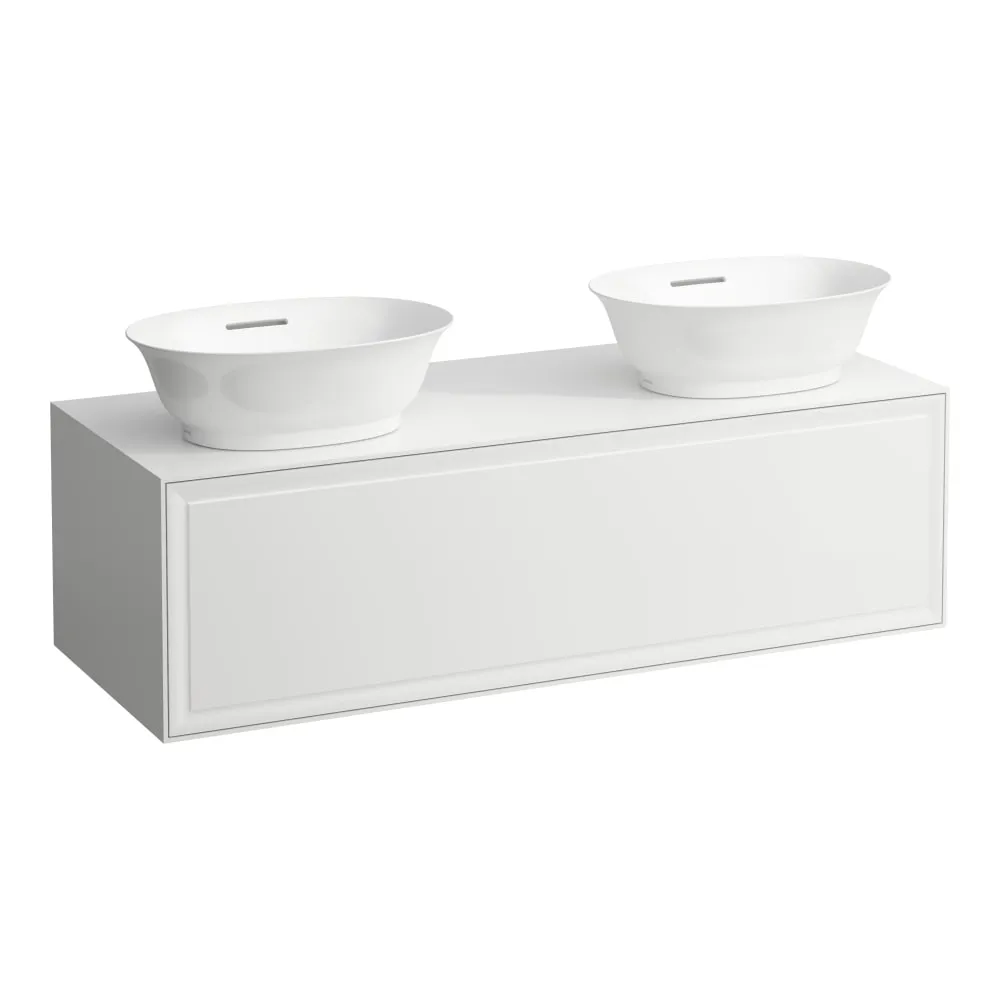 LAUFEN THE NEW CLASSIC Schubladenelement 1200, 1 Schublade, passend zu Waschtisch-Schalen H812850 und H812851 1175 x 455 x 345 mm #H4060800856271 - 170 - Weiß matt