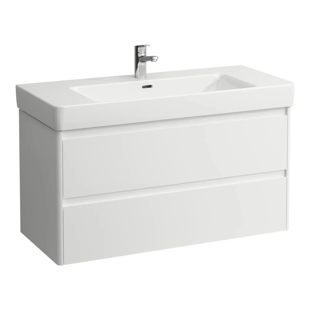 LAUFEN BASE 2.0 Waschtischunterbau 1050, 2 Schubladen, passend zu Pro S Waschtisch H813966 / PRO X 810869 1020 x 445 x 515 mm #H4113121089991 - 260 - Weiß matt