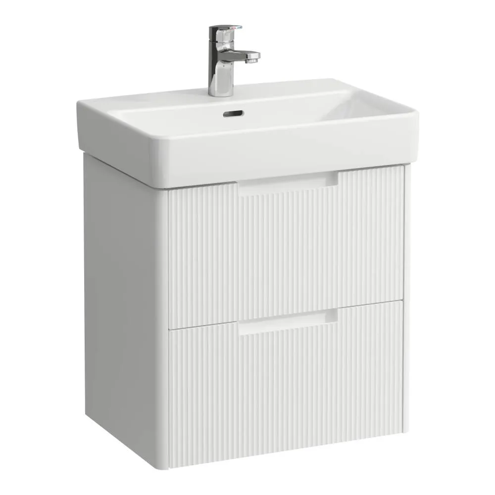 LAUFEN JUNA Waschtischunterbau 550, 2 Schubladen, passend zu Pro S Waschtisch H818958 / PRO X H818862 520 x 360 x 515 mm #H4114721092601 - 260 - Weiß matt