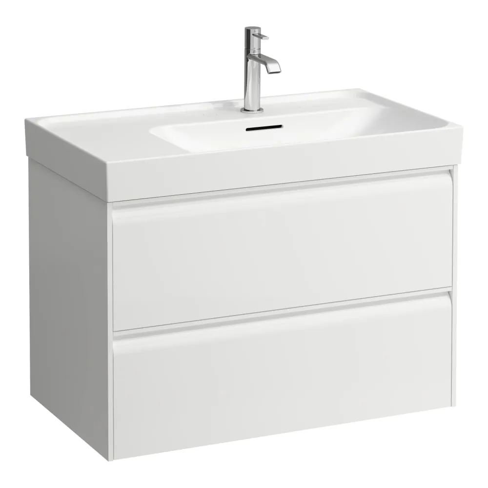 LAUFEN MEDA Waschtischunterbau 800, 2 Schubladen, passend zu Waschtisch H817115 785 x 450 x 515 mm #H4215920119991 - 260 - Weiß matt
