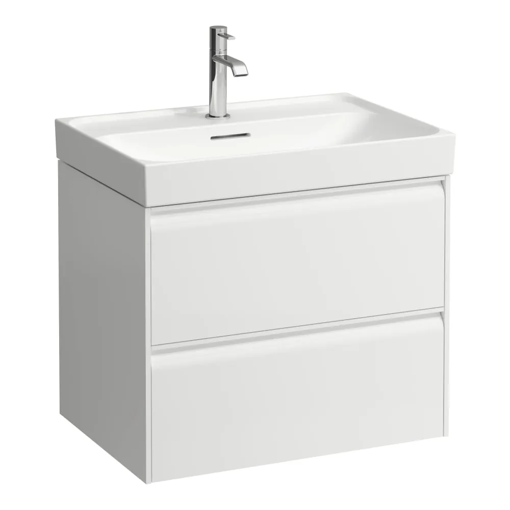 LAUFEN MEDA Waschtischunterbau 650, 2 Schubladen, passend zu Waschtisch H810114 635 x 450 x 515 mm #H4215820119901 - 260 - Weiß matt