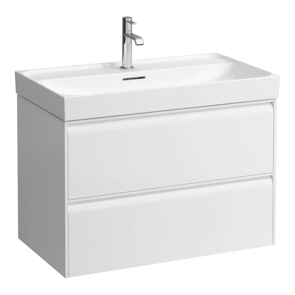 LAUFEN MEDA Waschtischunterbau 800, 2 Schubladen, passend zu Waschtisch H810117 785 x 450 x 515 mm #H4216120119901 - 260 - Weiß matt
