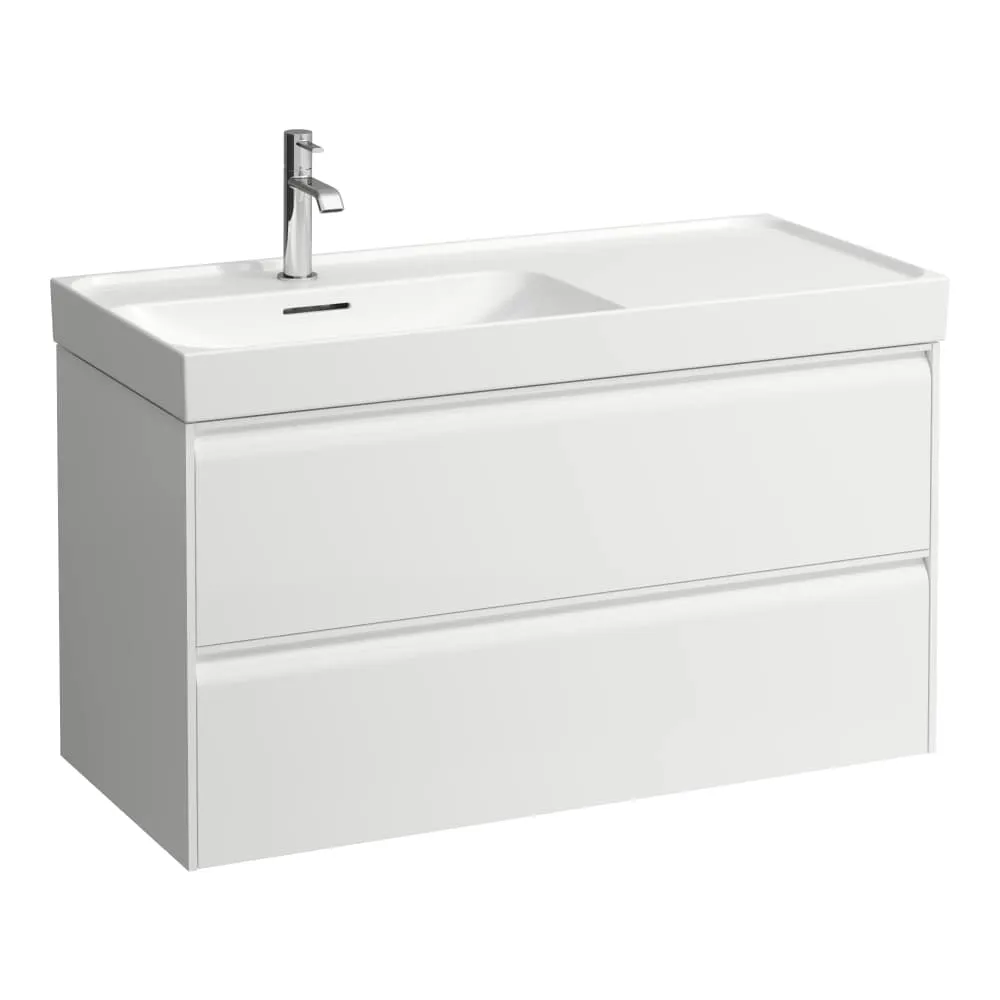 LAUFEN MEDA Waschtischunterbau 1000, 2 Schubladen, passend zu Waschtisch H817118 985 x 450 x 515 mm #H4217520112601 - 260 - Weiß matt