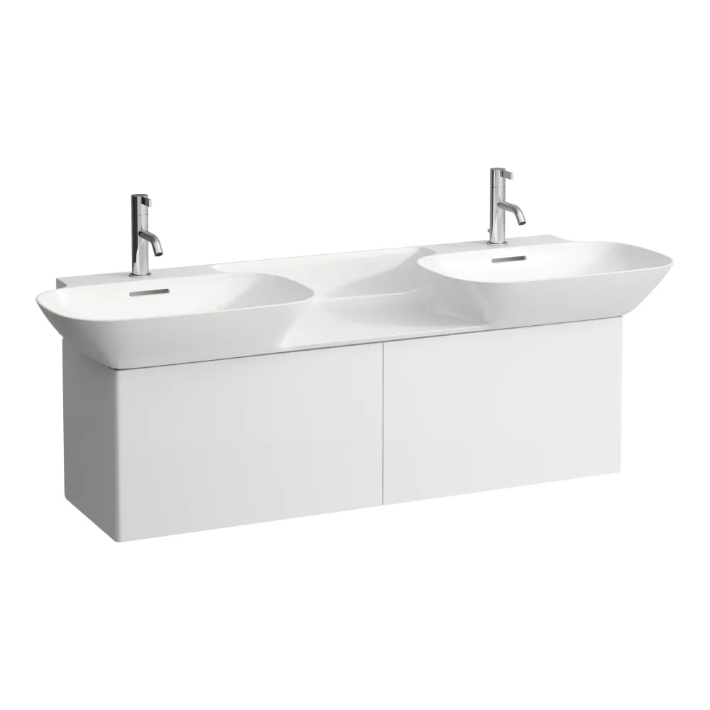 LAUFEN INO Waschtischunterbau, 2 Schubladen, passend zu Waschtisch H814304 1170 x 350 x 355 mm #H4254110301711 - 170 - Weiß matt