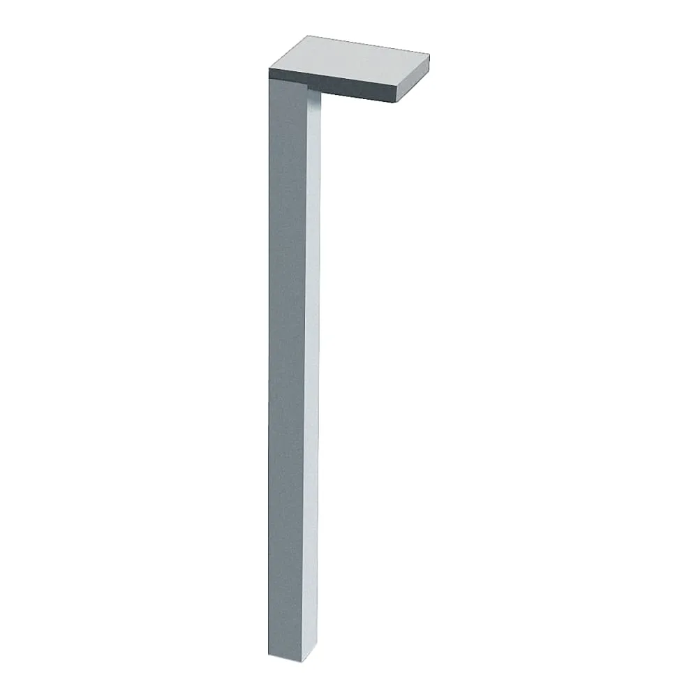 LAUFEN PRO S Stellfuß-Set (2 Stück), Höhe 415 mm, Oberfläche in Aluminium eloxiert 80 x 80 x 415 mm #H4831010960041 - 004 - Verchromt
