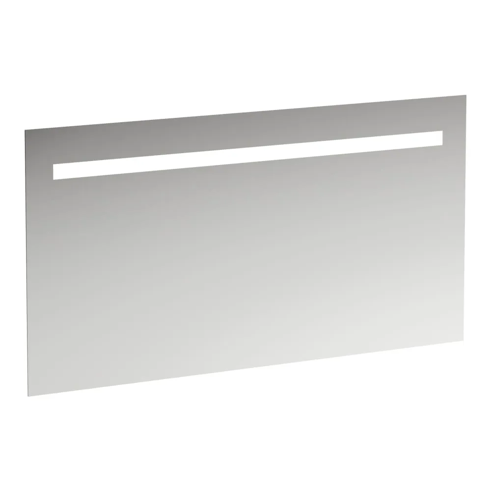 LAUFEN LEELO Spiegel, 1300 mm, mit integrierter horizontaler LED-Beleuchtung, für Lichtschalter, Aluminiumrahmen, 4000K, IP44 1300 x 38 x 700 mm #H4476819501441 - 144 - Spiegel