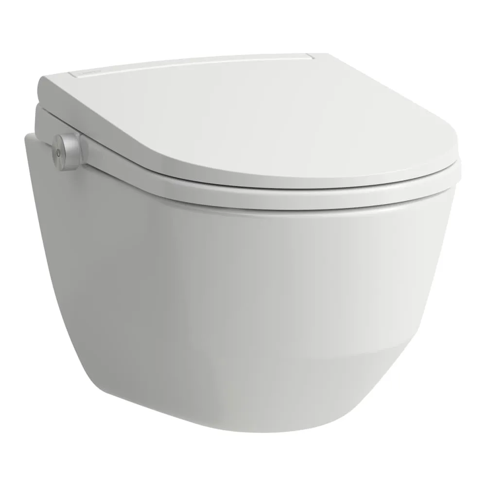 LAUFEN CLEANET PRO LITE-Version, Dusch-WC, wandhängend, ohne Spülrand, inkl. Sitz und Deckel und Absenkautomatik, W-LAN & APP, UV-Desinfektion und Umgebungslicht 530 x 370 x 425 mm #H613890000S002 - 000 - Weiß
