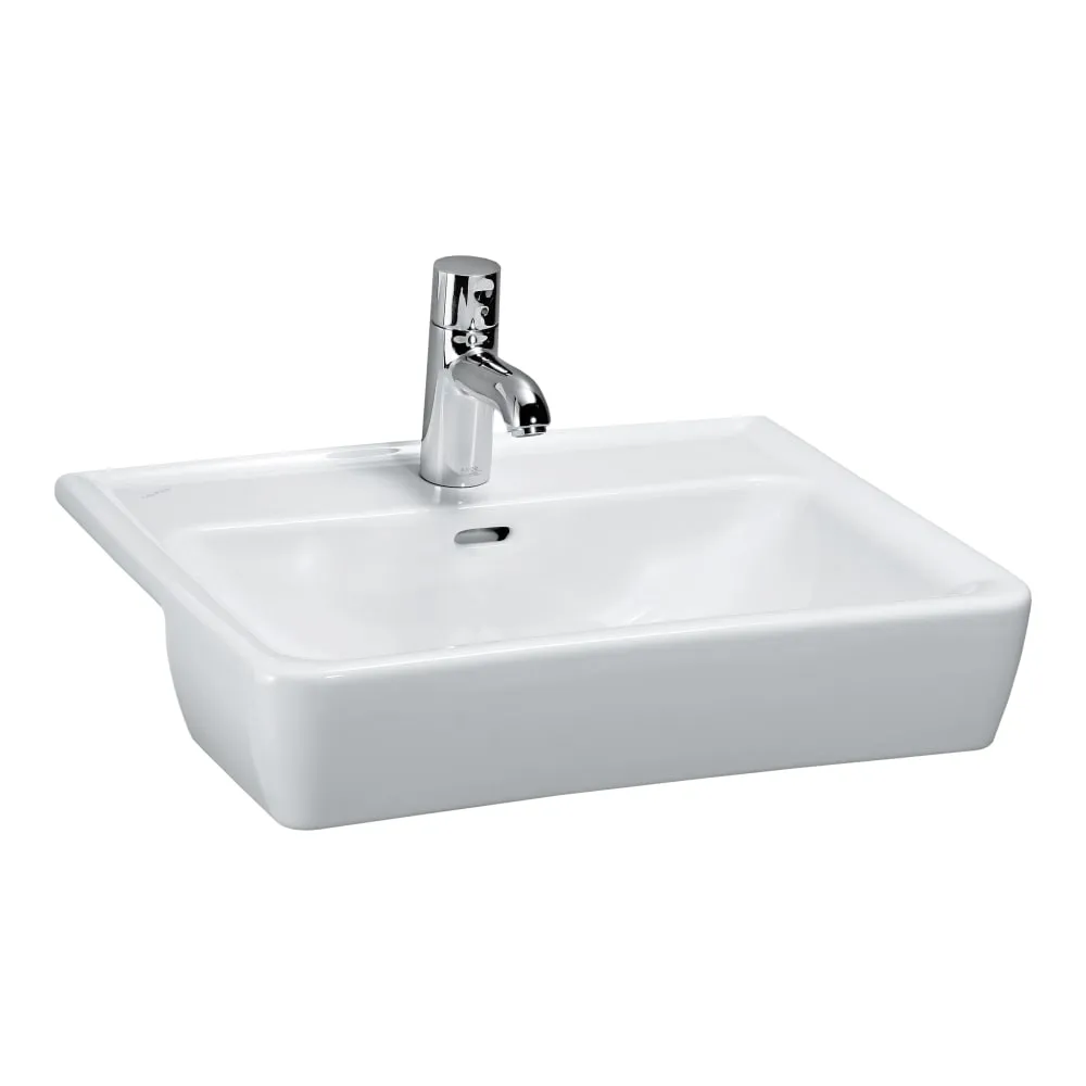 LAUFEN PRO Halbeinbauwaschtisch 560 x 440 x 185 mm #H8129610001041 - 000 - Weiß