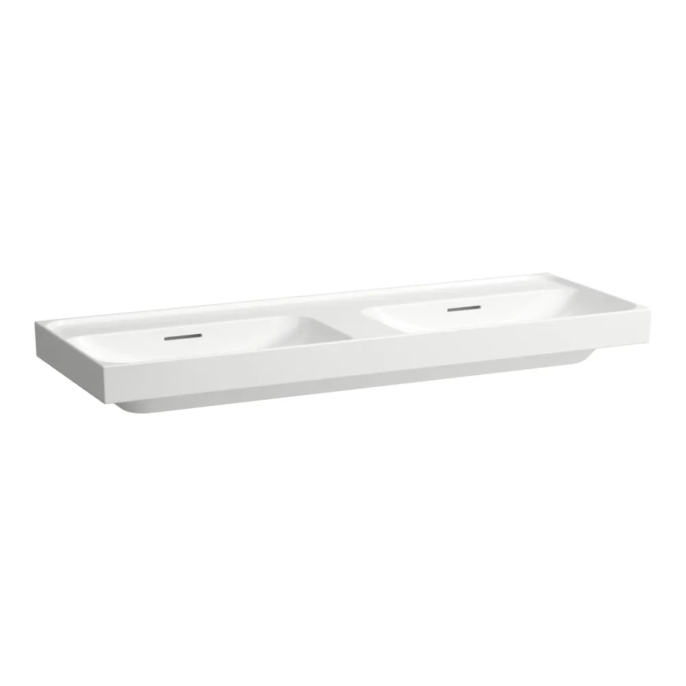 LAUFEN MEDA Doppelwaschtisch 1300 x 460 x 80 mm #H8141127161091 - 000 - Weiß