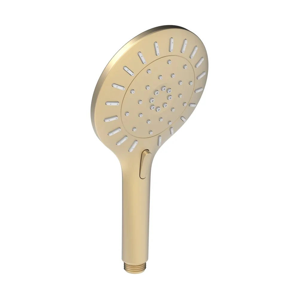 LAUFEN BRAUSEPROGRAMM Handbrause MyTwin 120, mit RubiClean, Ecochoice, 3 Strahlarten, PVD Blassgold matt #HF939029462000