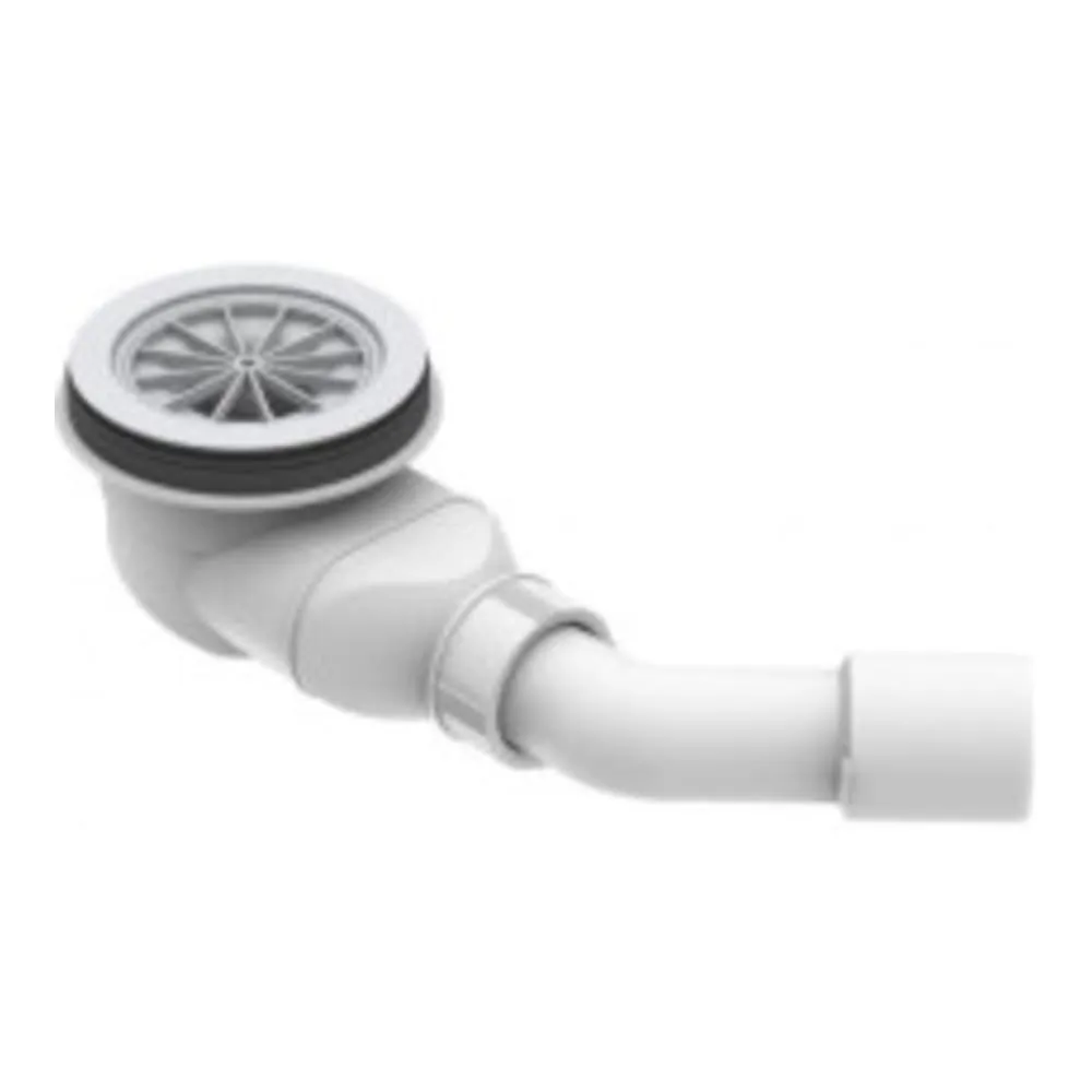 LAUFEN SOLUTIONS Ablaufgarnitur DN 50, Durchmesser 90mm, ohne Ablaufabdeckung 300 x 200 x 100 mm #H2951270000001 - 000 - Weiß