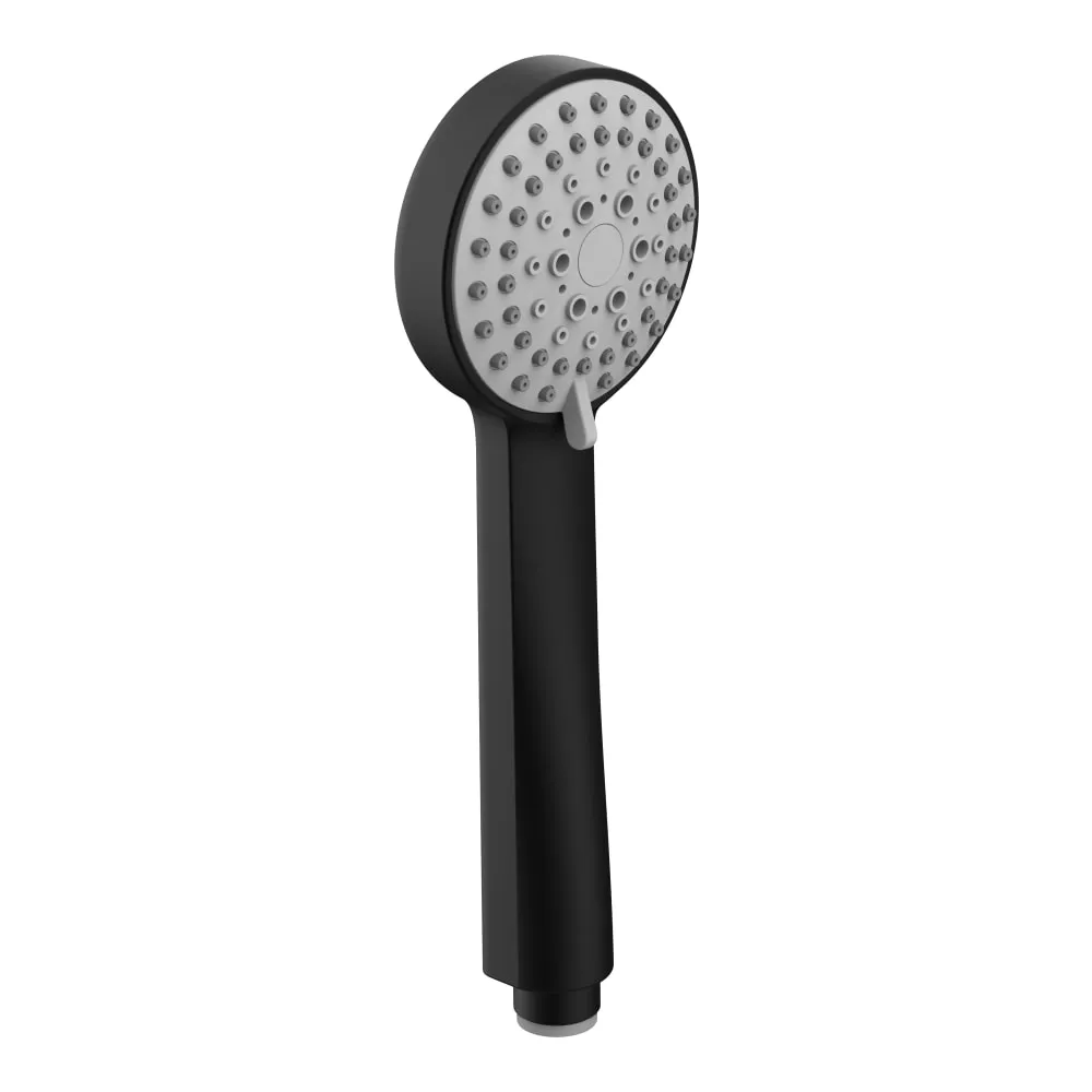 LAUFEN Handbrause Stella 80 3F, mit RubiClean, 3 Strahlarten, PVD Titanschwarz matt #H3619850813311