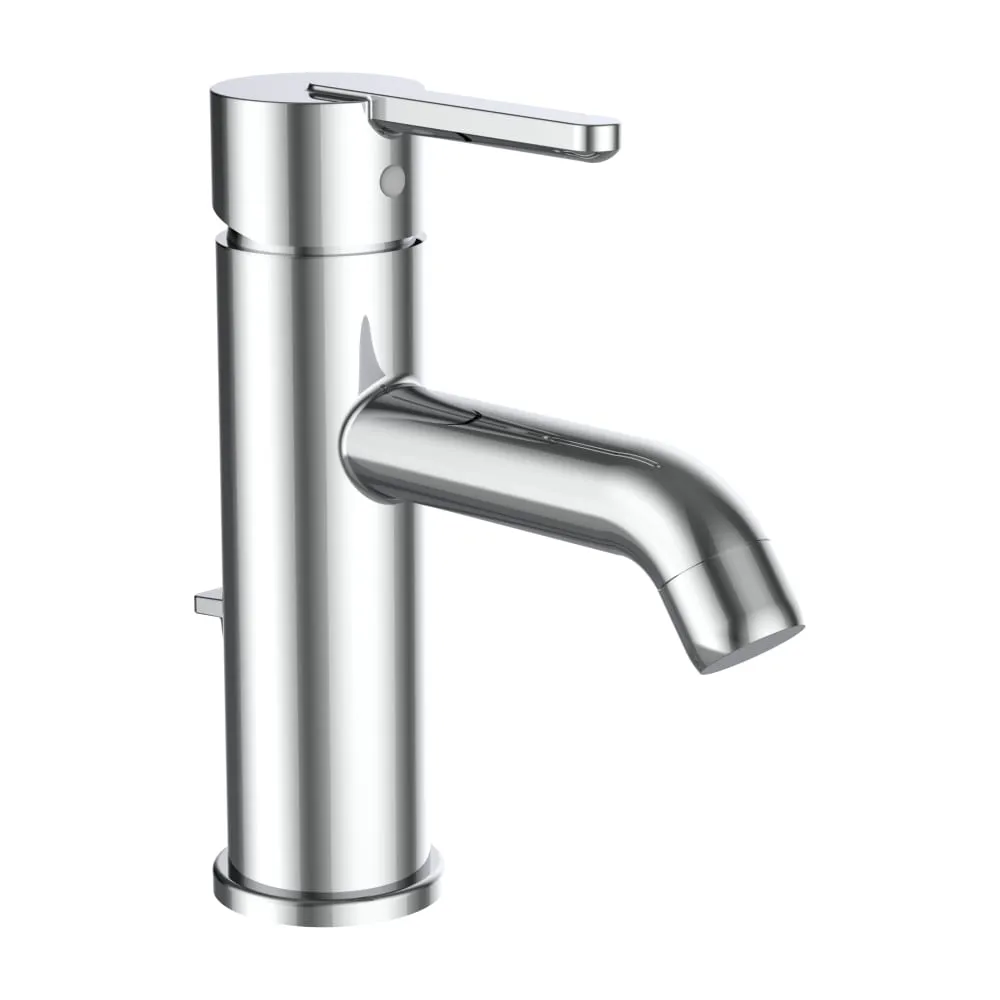 LAUFEN LUA Waschtischmischer, Ausladung 118 mm, Festauslauf, Eco+ Funktion, mit Ablaufventil #H3110810041141