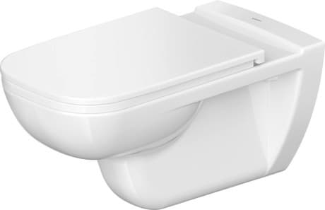 DURAVIT Wand WC Vital 222809 Design by sieger design #22280900002 - © Farbe 00, Weiß Hochglanz, Spülwassermenge: 4,5 l 360 x 700 mm