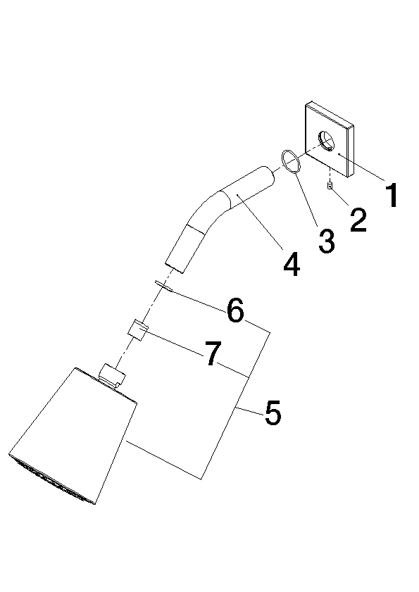 DORNBRACHT Kopfbrause - Platin gebürstet #28504670-06