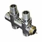 ZEHNDER Anschluss-Armatur 50 mm Durchgang 841168 chrom