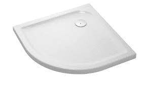 VILLEROY & BOCH SUBWAY Viertelkreisdusche 80x80x6 cm 6036A8R1 - weiss + Ceramic plus