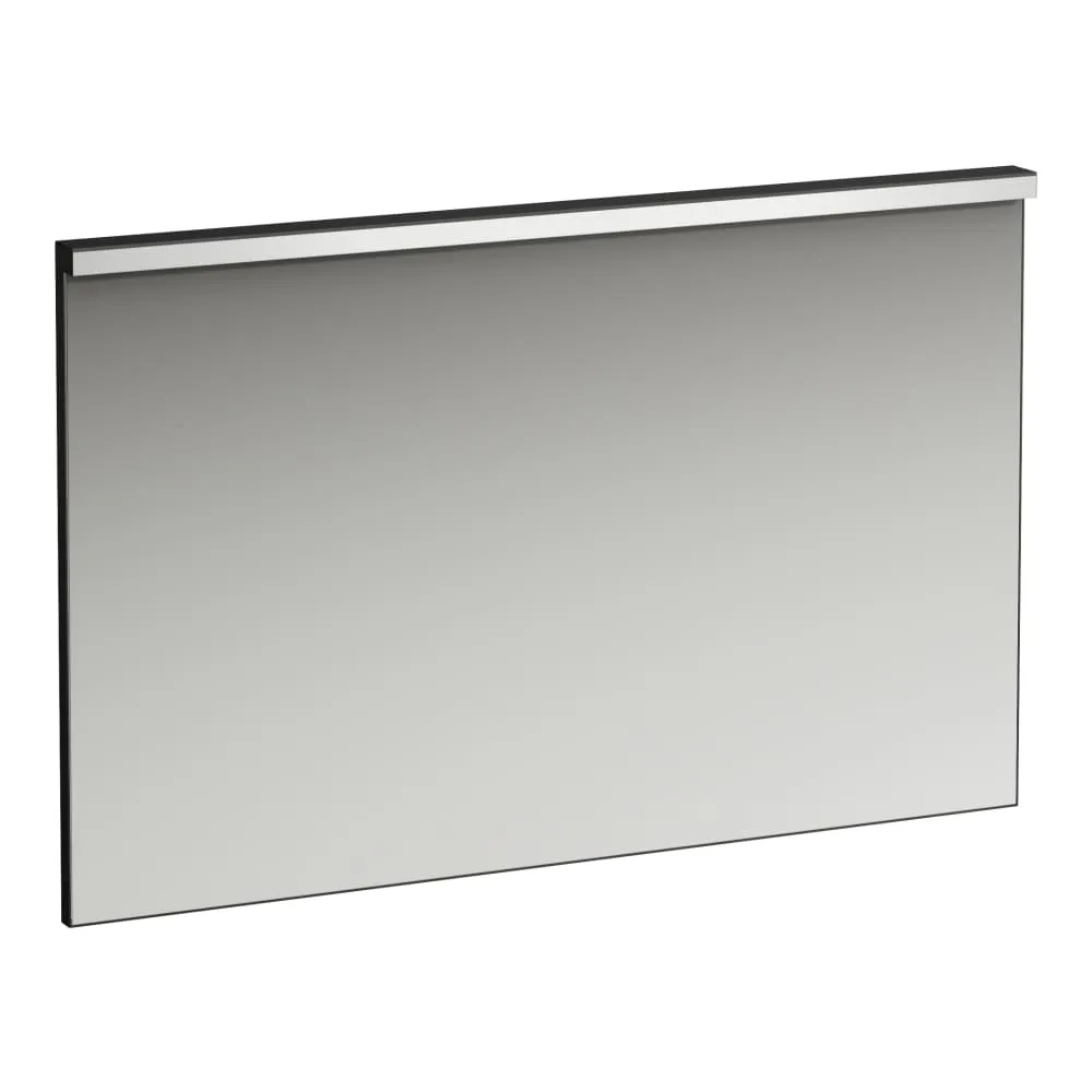 LAUFEN FRAME 25 Spiegel mit Aluminiumrahmen, auf Maß gefertigt, min./max. 150-2000/150-1200 mm (über Bestellformular bestellbar) 1 x 25 x 700 mm #H4474209004501 - 450 - Schwarz matt