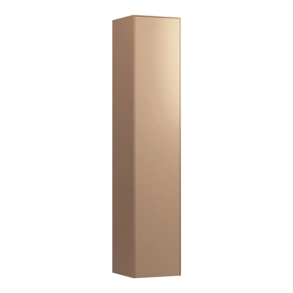 LAUFEN SONAR Hochschrank, 1 Tür, Scharnier rechts, mit 1 Holzfachboden und 4 Glasablagen 320 x 320 x 1595 mm #H4054920340411 - 041 - Kupfer (lackiert)