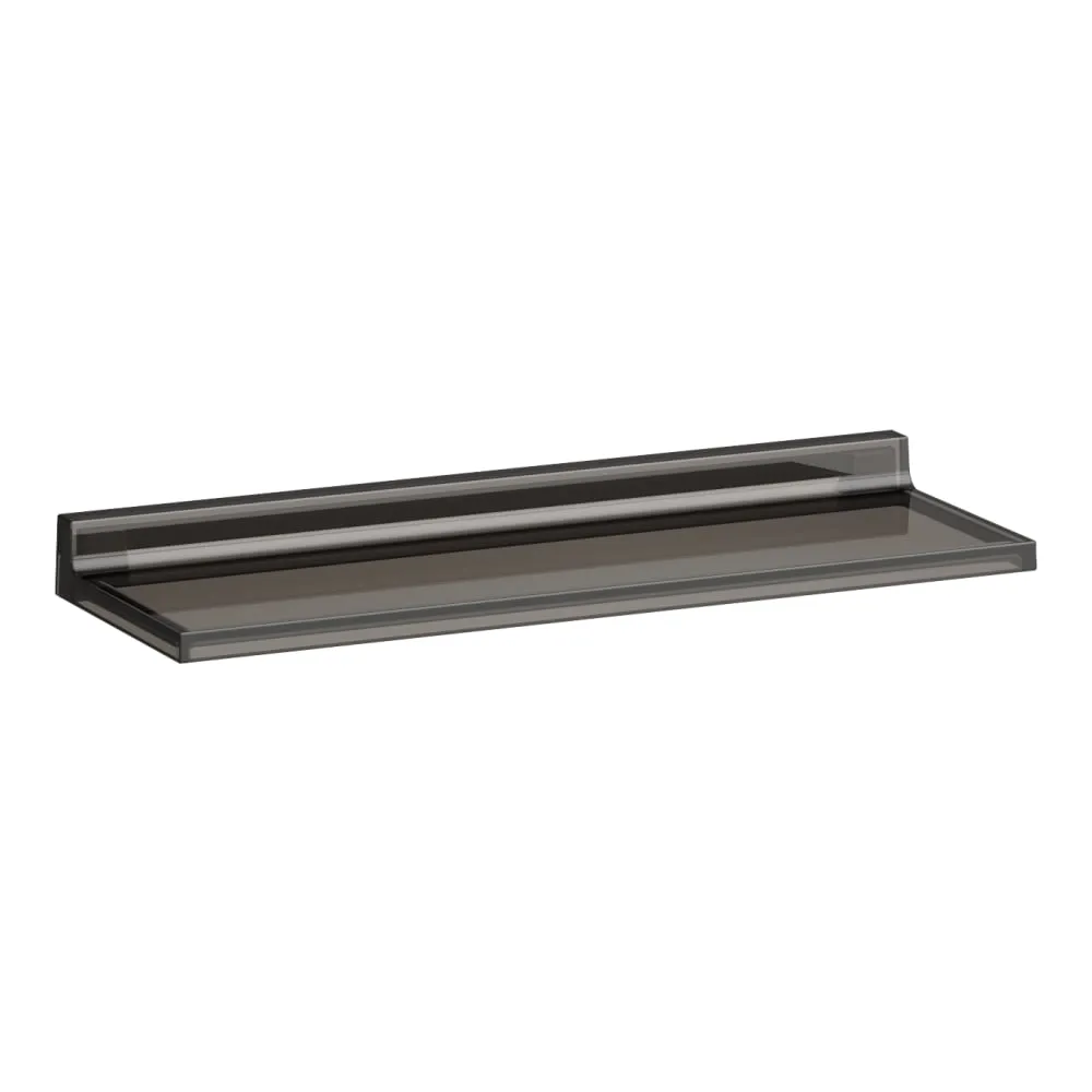 LAUFEN Kartell LAUFEN Ablage 'Shelfish', wandmontiert, Kunststoff 450 x 155 x 40 mm #H3853300850001 - 085 - Rauchgrau