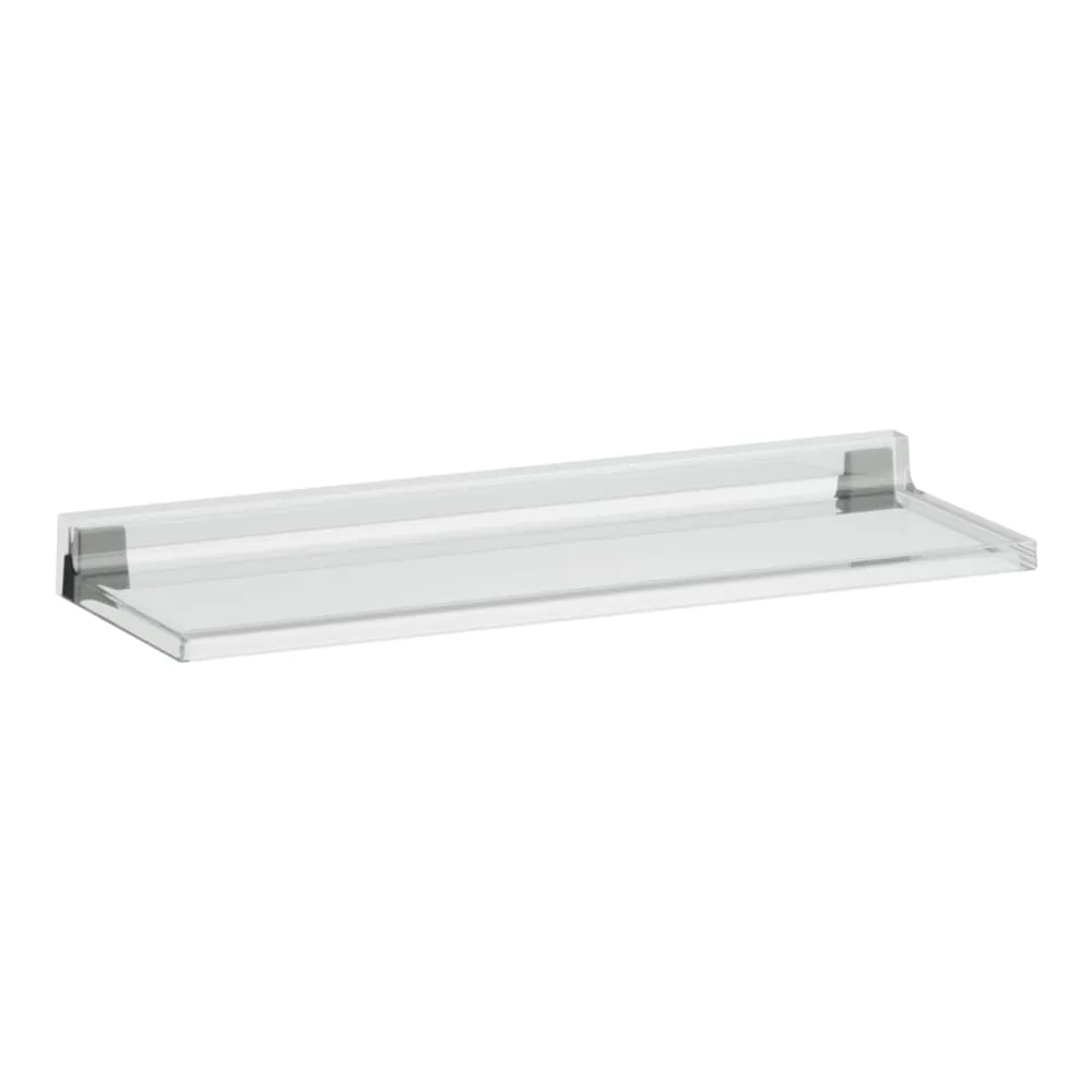 LAUFEN Kartell LAUFEN Ablage 'Shelfish', wandmontiert, Kunststoff 450 x 155 x 40 mm #H3853300840001 - 084 - Kristallklar