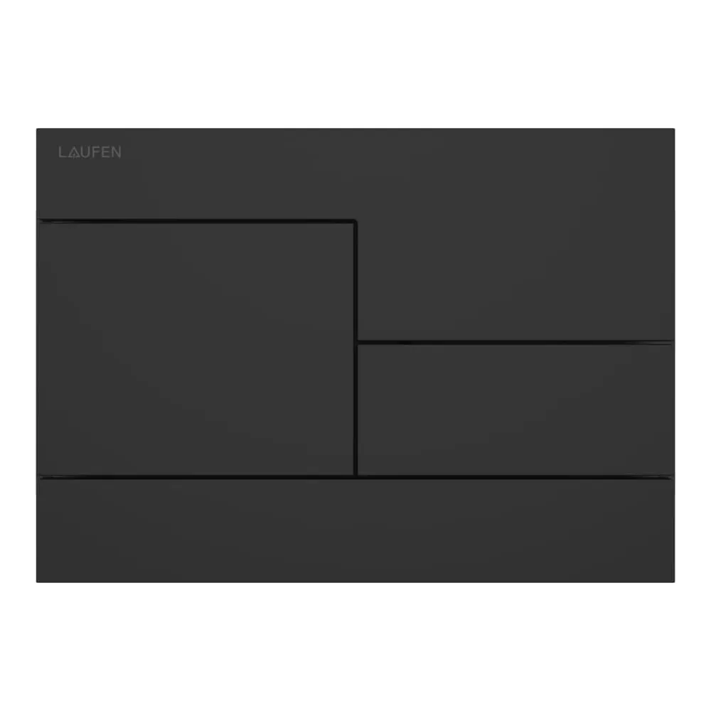 LAUFEN INEO Betätigungsplatte INEO SKYLINE 208 x 6 x 148 mm #H9001187160001 - 716 - Schwarz matt