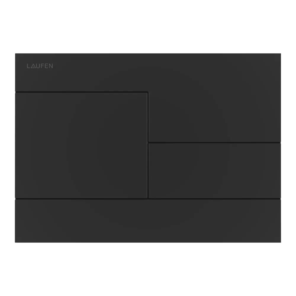 LAUFEN INEO Betätigungsplatte INEO SKYLINE 208 x 6 x 148 mm #H9001181630001 - 163 - PVD Titanschwarz matt