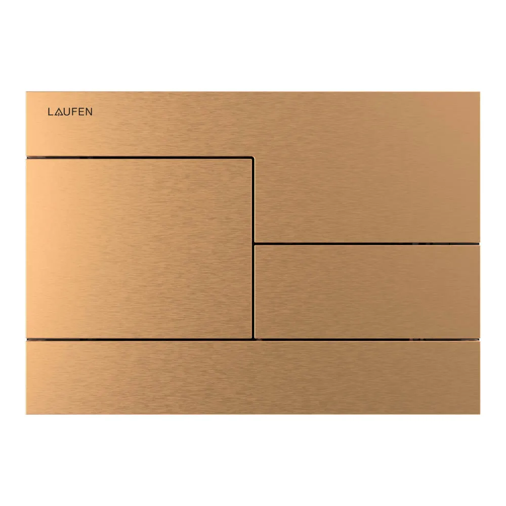 LAUFEN INEO Betätigungsplatte INEO SKYLINE 208 x 6 x 148 mm #H9001181680001 - 168 - PVD Rosegold gebürstet