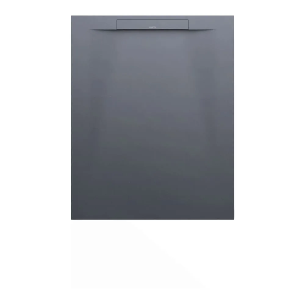LAUFEN PRO S Duschwanne, aus Verbundwerkstoff Marbond, rechteckig, linearer Ablauf an kurzer Seite 1000 x 800 x 28 mm #H2101810780001 - 078 - Anthrazit matt strukturiert