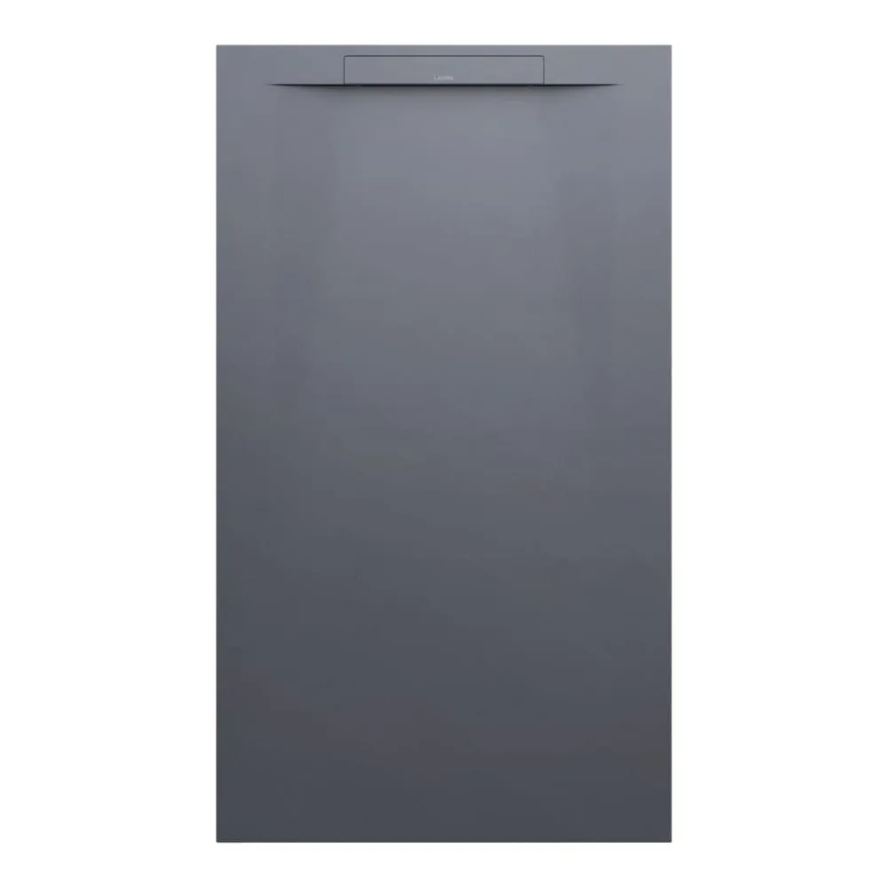 LAUFEN PRO S Duschwanne, aus Verbundwerkstoff Marbond, rechteckig, linearer Ablauf an kurzer Seite 1400 x 800 x 32 mm #H2101830780001 - 078 - Anthrazit matt strukturiert
