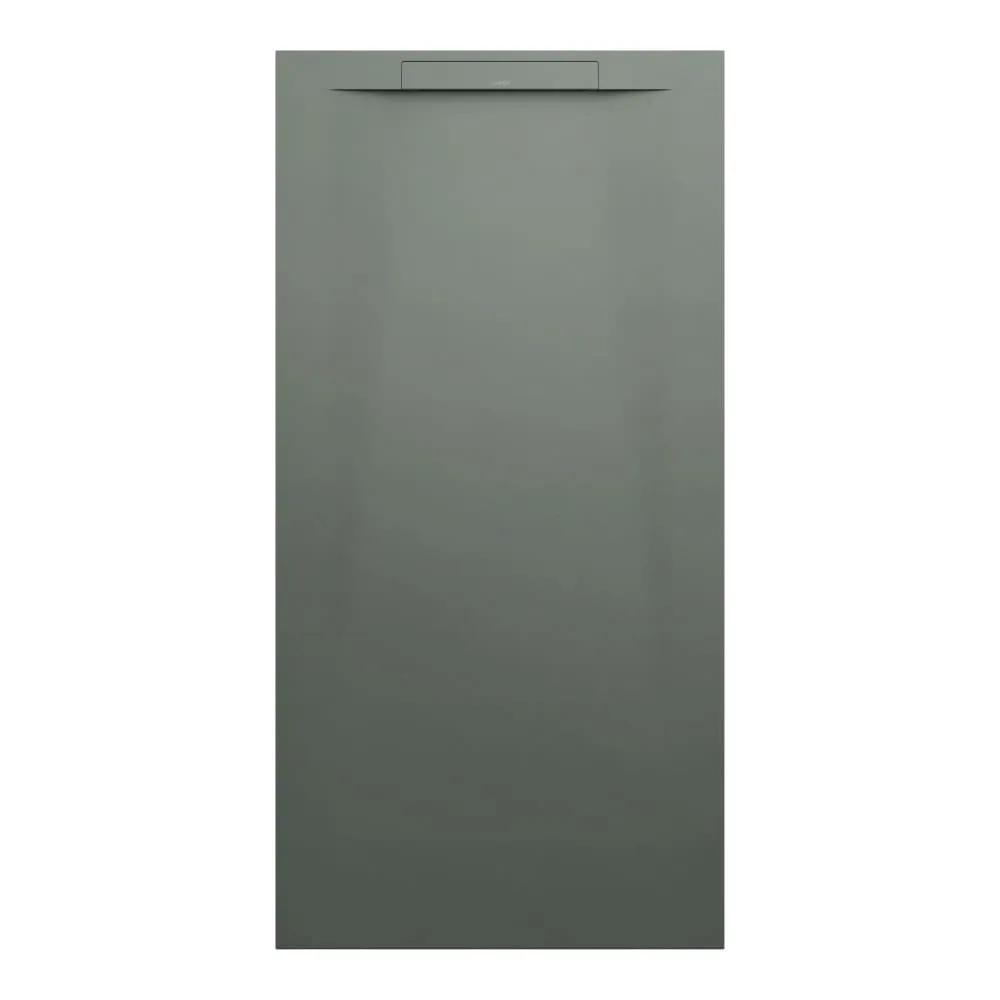 LAUFEN PRO S Duschwanne, aus Verbundwerkstoff Marbond, rechteckig, linearer Ablauf an kurzer Seite 1600 x 800 x 34 mm #H2101840790001 - 079 - Betongrau