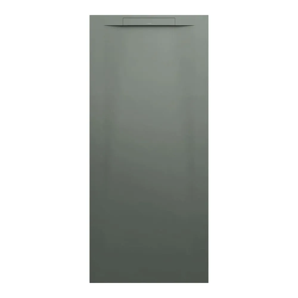 LAUFEN PRO S Duschwanne, aus Verbundwerkstoff Marbond, rechteckig, linearer Ablauf an kurzer Seite 1800 x 800 x 36 mm #H2101850790001 - 079 - Betongrau