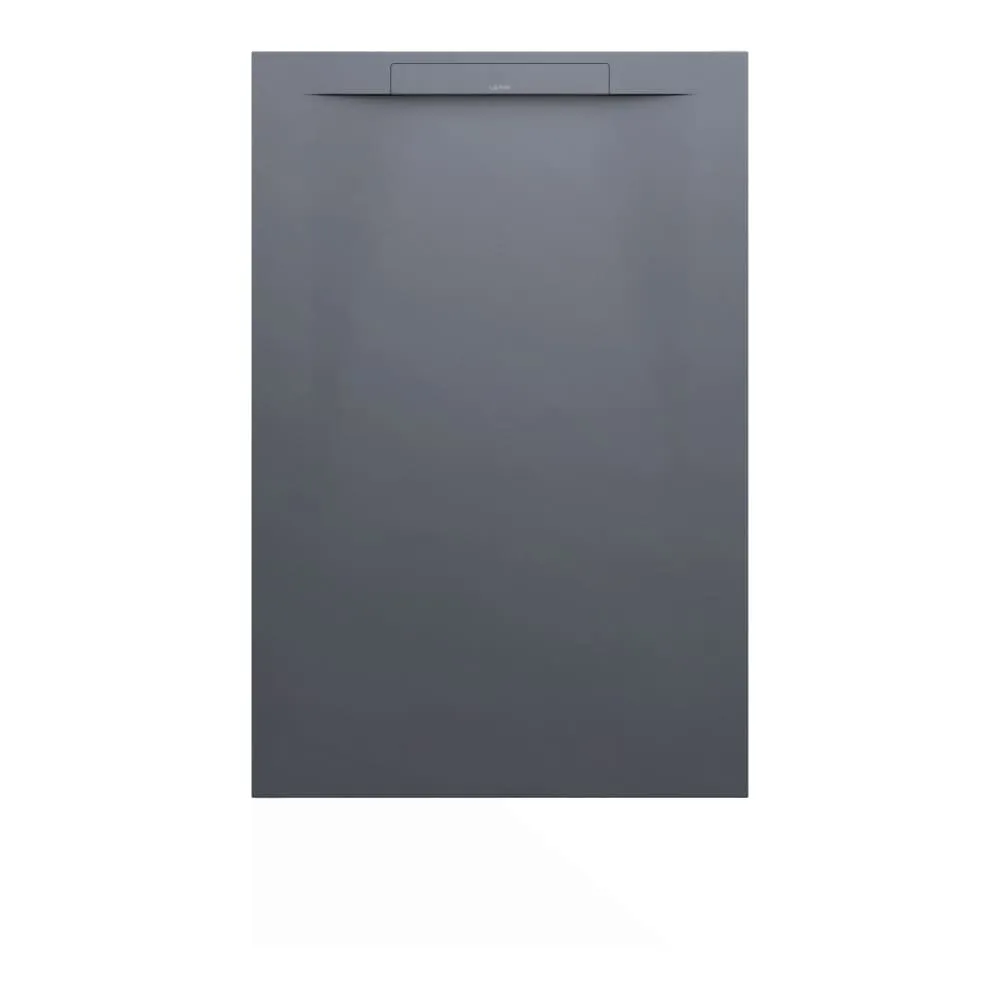 LAUFEN PRO S Duschwanne, aus Verbundwerkstoff Marbond, rechteckig, linearer Ablauf an kurzer Seite 1200 x 800 x 30 mm #H2101820780001 - 078 - Anthrazit matt strukturiert