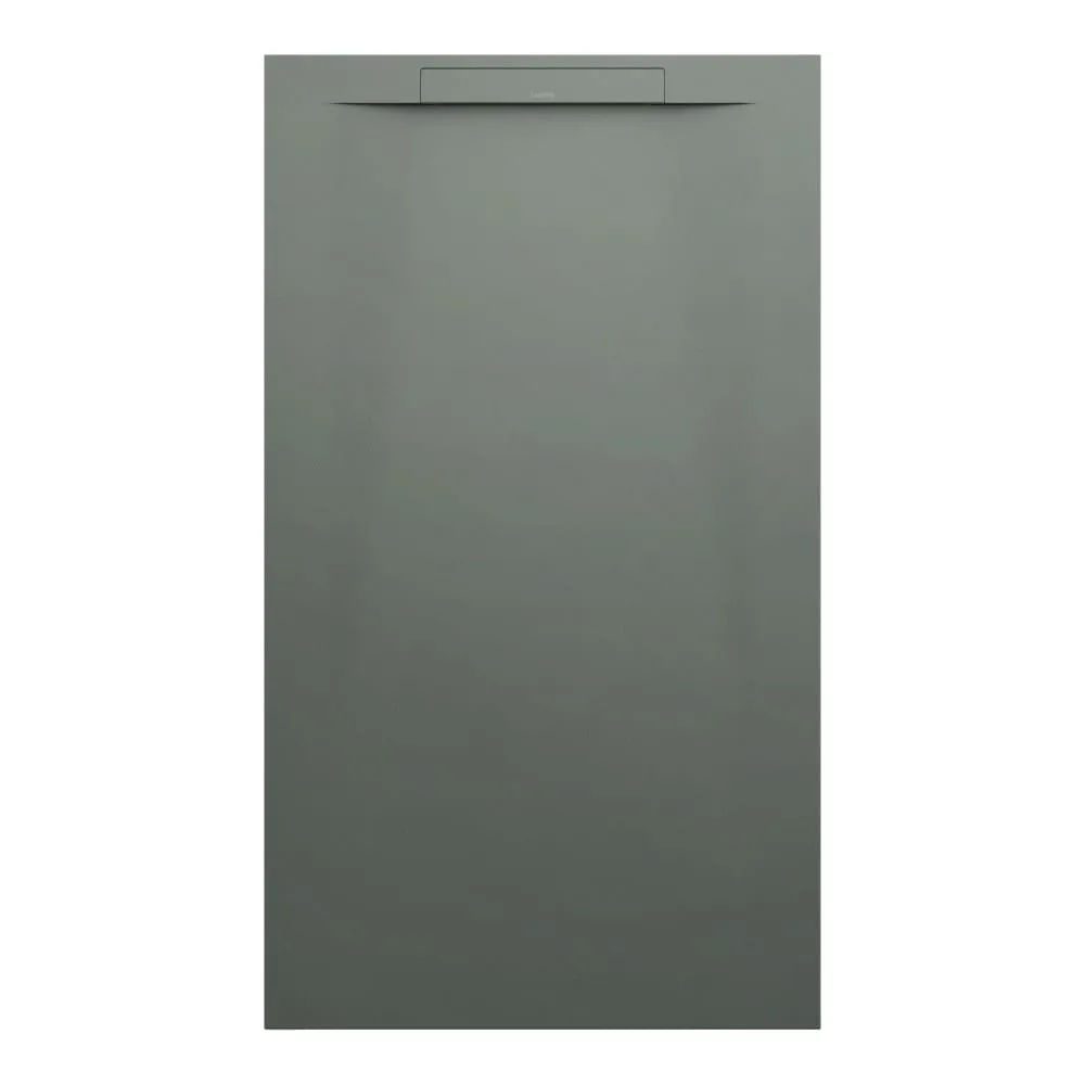 LAUFEN PRO S Duschwanne, aus Verbundwerkstoff Marbond, rechteckig, linearer Ablauf an kurzer Seite 1400 x 800 x 32 mm #H2101830790001 - 079 - Betongrau