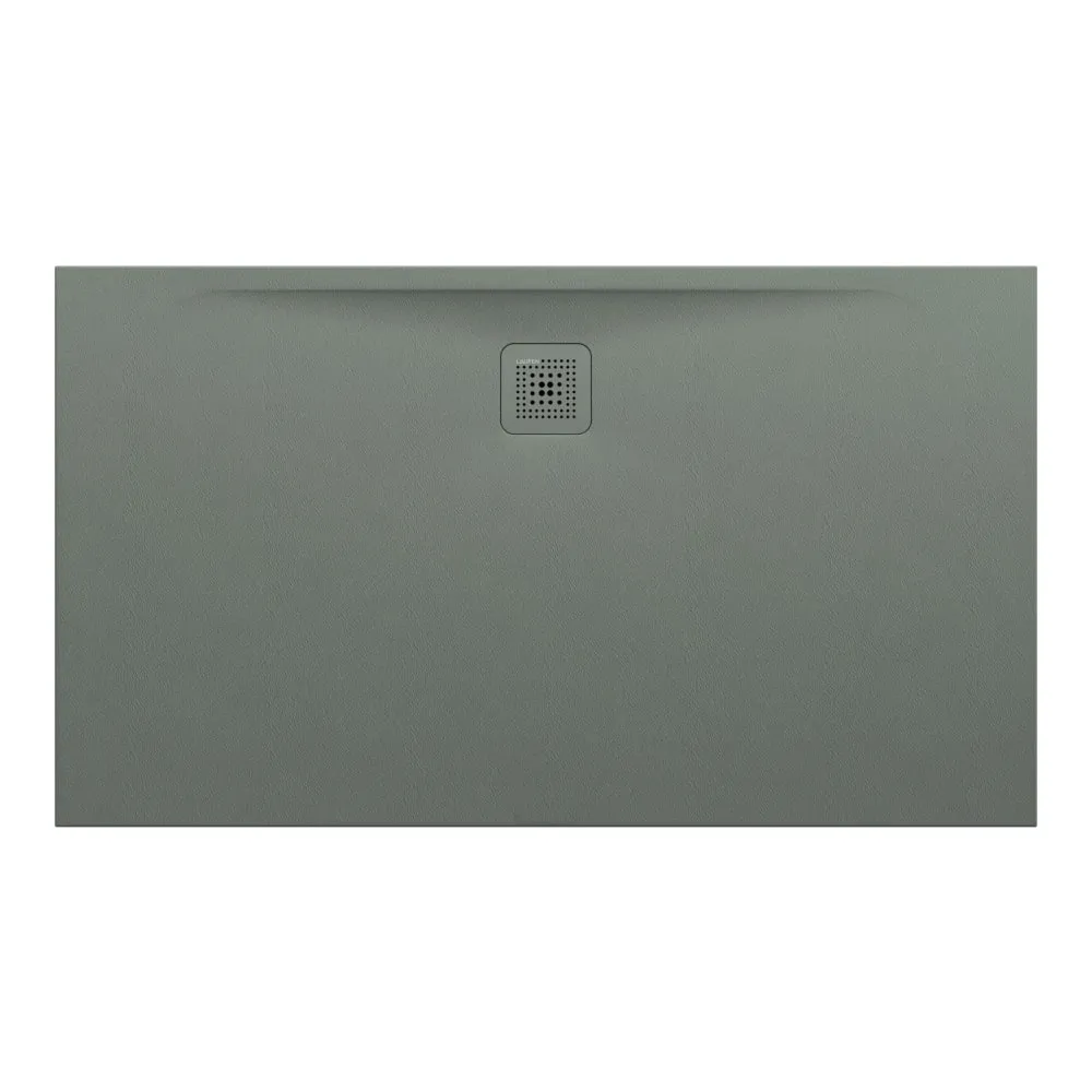 LAUFEN PRO Duschwanne, aus Verbundwerkstoff Marbond, superflach, rechteckig, Ablauf an langer Seite 1400 x 800 x 30 mm #H2109530790001 - 079 - Betongrau