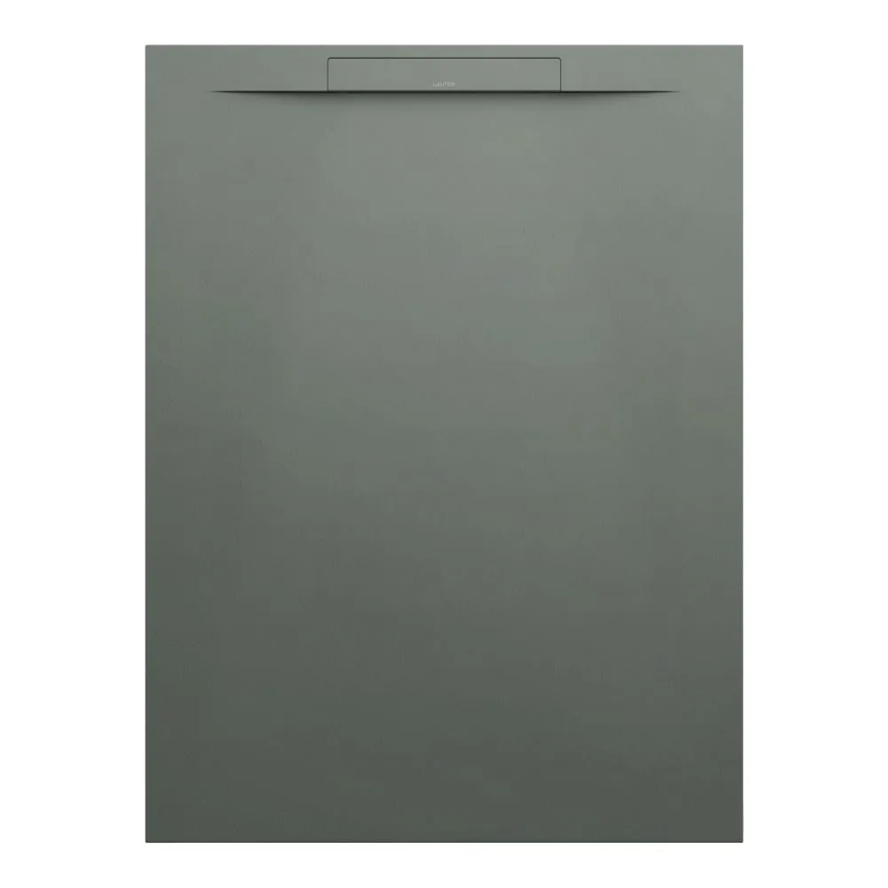 LAUFEN PRO S Duschwanne, aus Verbundwerkstoff Marbond, rechteckig, linearer Ablauf an kurzer Seite 1200 x 900 x 30 mm #H2101870790001 - 079 - Betongrau