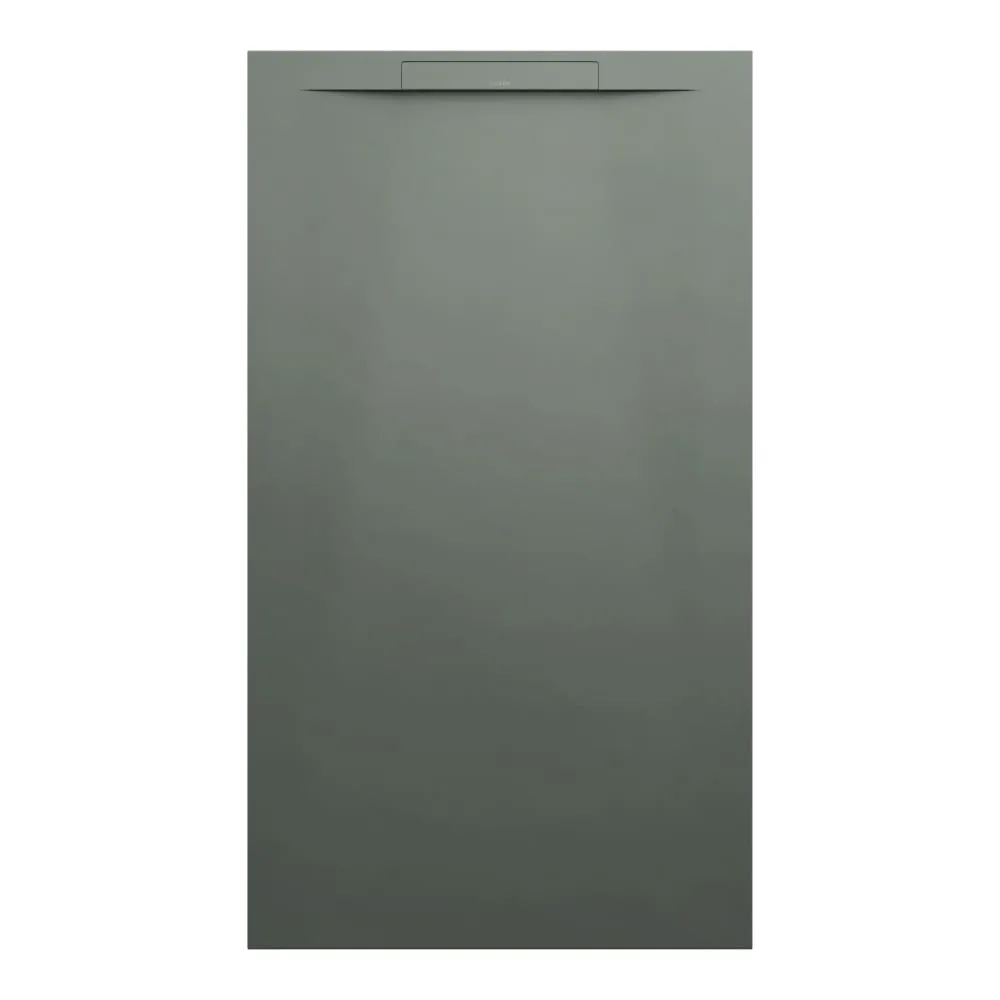 LAUFEN PRO S Duschwanne, aus Verbundwerkstoff Marbond, rechteckig, linearer Ablauf an kurzer Seite 1600 x 900 x 34 mm #H2101890790001 - 079 - Betongrau