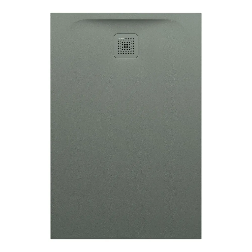 LAUFEN PRO Duschwanne, aus Verbundwerkstoff Marbond, superflach, rechteckig, Ablauf an kurzer Seite 1200 x 800 x 33 mm #H2109520790001 - 079 - Betongrau