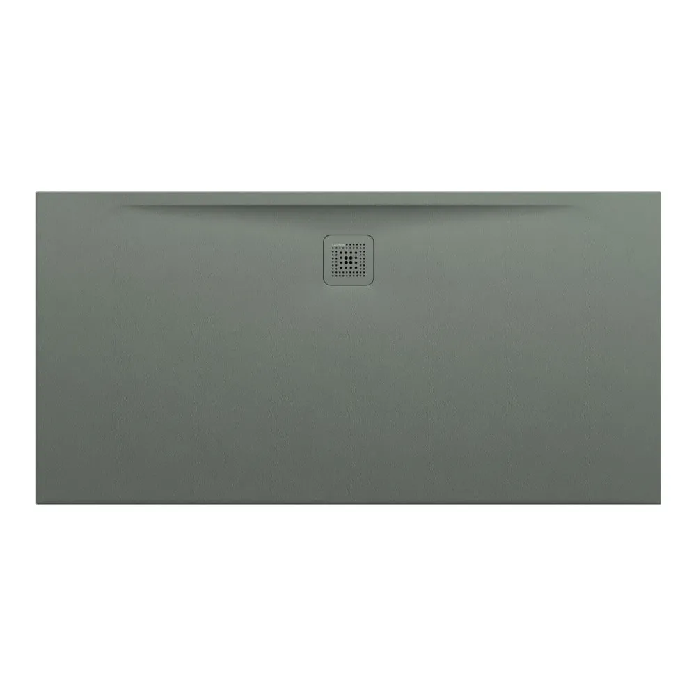 LAUFEN PRO Duschwanne, aus Verbundwerkstoff Marbond, superflach, rechteckig, Ablauf an langer Seite 1600 x 800 x 32 mm #H2109540790001 - 079 - Betongrau