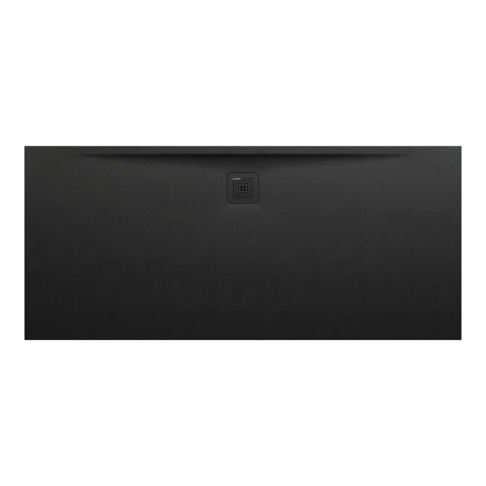 LAUFEN PRO Duschwanne, aus Verbundwerkstoff Marbond, superflach, rechteckig, Ablauf an langer Seite 1800 x 800 x 33 mm #H2109550800001 - 080 - Schwarz