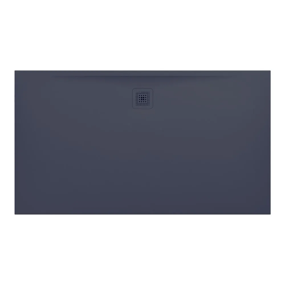 LAUFEN PRO Duschwanne, aus Verbundwerkstoff Marbond, superflach, rechteckig, Ablauf an langer Seite 1600 x 900 x 33 mm #H2119500780001 - 078 - Anthrazit matt strukturiert