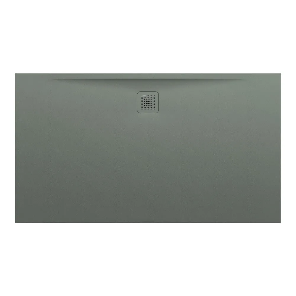 LAUFEN PRO Duschwanne, aus Verbundwerkstoff Marbond, superflach, rechteckig, Ablauf an langer Seite 1600 x 900 x 33 mm #H2119500790001 - 079 - Betongrau
