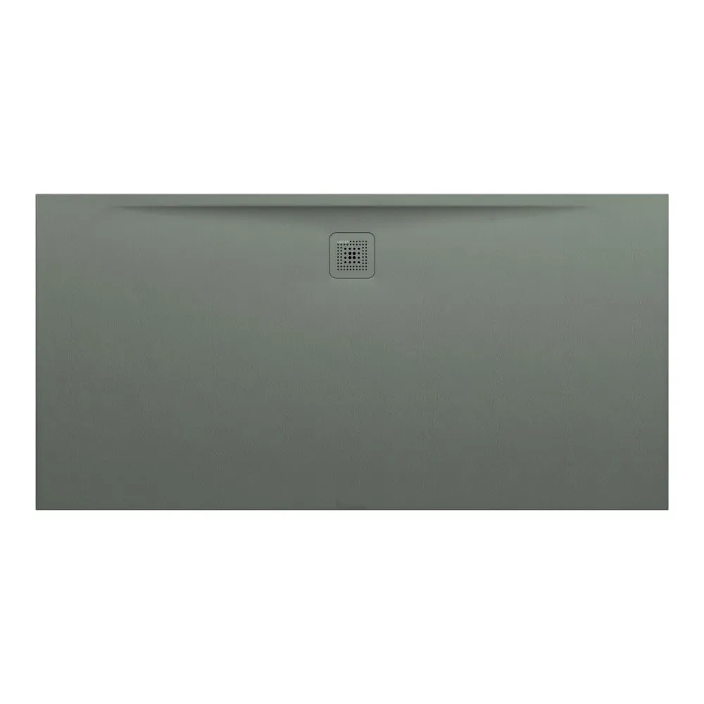 LAUFEN PRO Duschwanne, aus Verbundwerkstoff Marbond, superflach, rechteckig, Ablauf an langer Seite 1800 x 900 x 34 mm #H2119510790001 - 079 - Betongrau