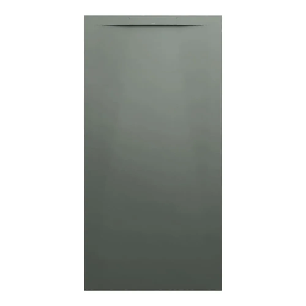 LAUFEN PRO S Duschwanne, aus Verbundwerkstoff Marbond, rechteckig, linearer Ablauf an kurzer Seite 2000 x 1000 x 38 mm #H2111810790001 - 079 - Betongrau