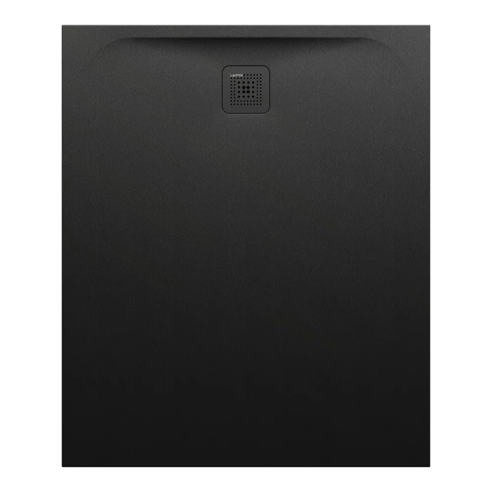 LAUFEN PRO Duschwanne, aus Verbundwerkstoff Marbond, superflach, rechteckig, Ablauf an kurzer Seite 1200 x 1000 x 33 mm #H2119530800001 - 080 - Schwarz