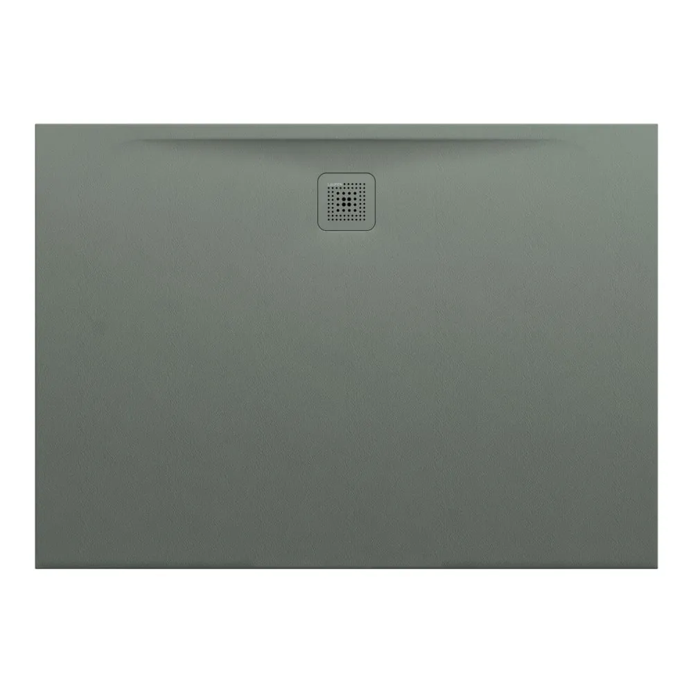 LAUFEN PRO Duschwanne, aus Verbundwerkstoff Marbond, superflach, rechteckig, Ablauf an langer Seite 1400 x 1000 x 30 mm #H2119540790001 - 079 - Betongrau