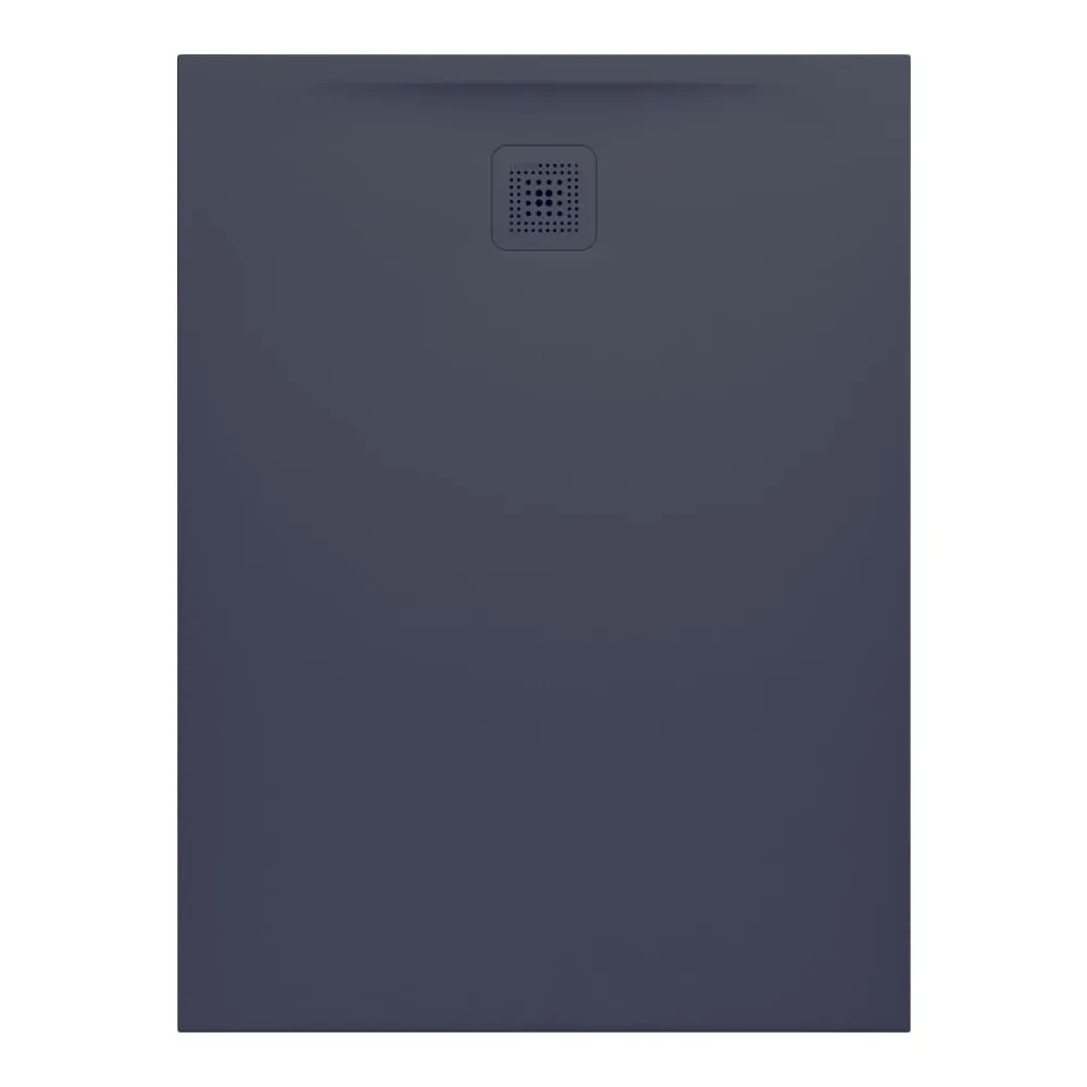 LAUFEN PRO Duschwanne, aus Verbundwerkstoff Marbond, superflach, rechteckig, Ablauf an kurzer Seite 1200 x 1000 x 33 mm #H2119530780001 - 078 - Anthrazit matt strukturiert