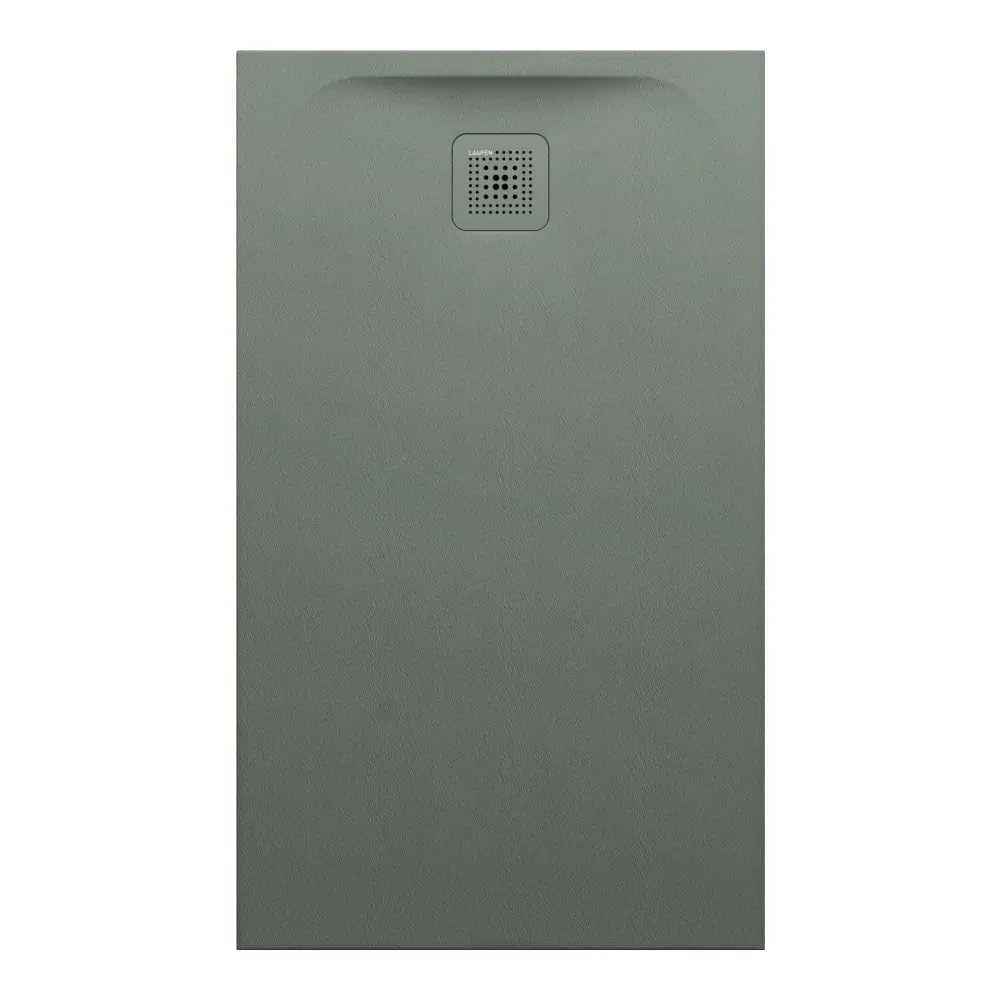 LAUFEN PRO Duschwanne, aus Verbundwerkstoff Marbond, superflach, rechteckig, Ablauf an kurzer Seite 1200 x 700 x 38 mm #H2129510790001 - 079 - Betongrau
